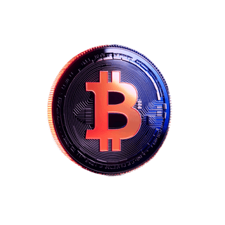 Tarjeta flotante que muestra la visualización de datos del análisis de mercado de criptomonedas